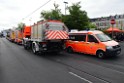 Mobiler Autokran umgestuerzt Bonn Hbf P339